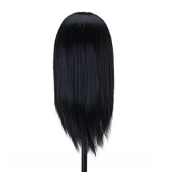 Gabbiano WZ4 Training Head With Beard, Synthetic Hair, Colour 1#, Length 8"+6"(Gabbiano Wz4 Training Head With Beard Synthetic Hair Color 1 Length 8 6) -Roxie Cosmetics Shop 148409 04 2112