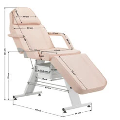 ActiveShop Hydraulic Cosmetic Chair Basic 202 With Trays Pink(Activeshop Hydraulic Cosmetic Chair Basic 202 With Trays Pink) -Roxie Cosmetics Shop 149594 20 0608