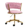 4Rico Swivel Chair QS-GW01G Pink(4rico Swivel Chair Qs Gw01g Pink)