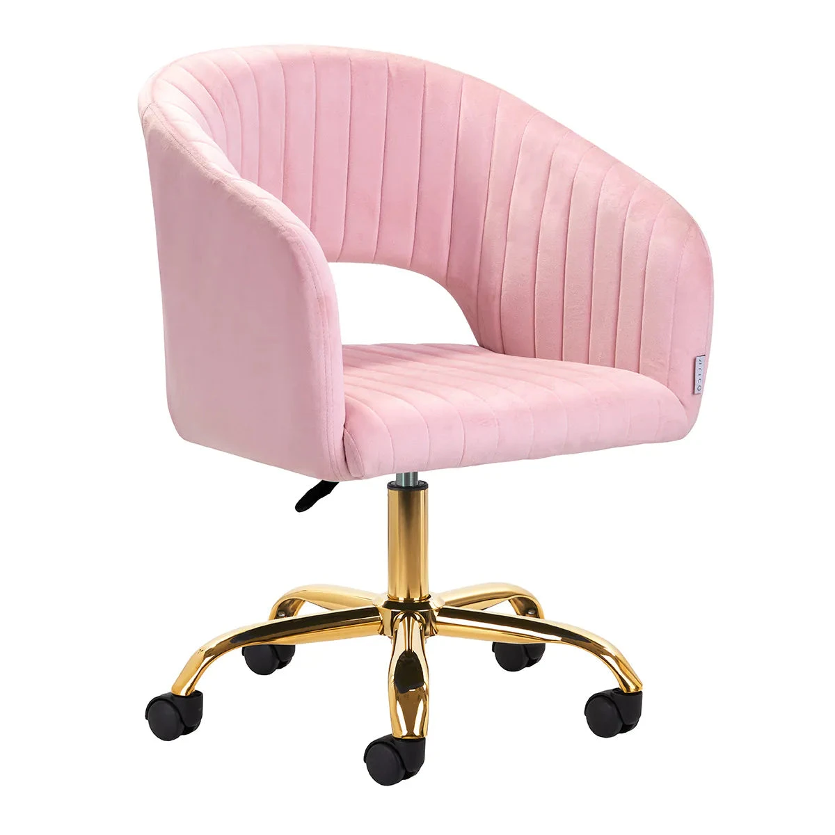 4Rico Swivel Chair QS-OF212G Pink(4rico Swivel Chair Qs Of212g Pink) 3 4Rico Swivel Chair QS-OF212G Pink(4rico Swivel Chair Qs Of212g Pink)