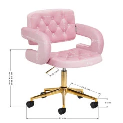 4Rico Chair QS-OF213G Pink(4rico Chair Qs Of213g Pink) -Roxie Cosmetics Shop 150127 09 0811