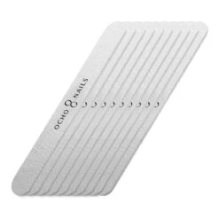 Ocho Nails Straight Nail File 100/180 10pcs(Ocho Nails Straight Nail File 100 180 10pcs 1)