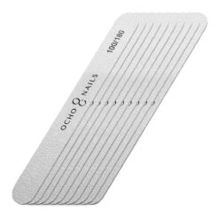 Ocho Nails Straight Slim Nail File 100/180 10pcs(Ocho Nails Straight Nail File 100 180 10pcs)