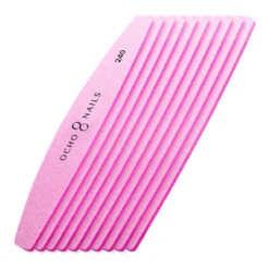 Ocho Nails Replacement Polishes For Half-Moon Metal File Grit 240 10pcs(Ocho Nails Replacement Polishes For Half Moon Metal File Grit 240 10pcs)