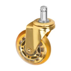 Roll Speed Stool Wheels Replacement Gold Press-on Set(Roll Speed Stool Wheels Replacement Gold Press On Set) -Roxie Cosmetics Shop 150182 02 0412