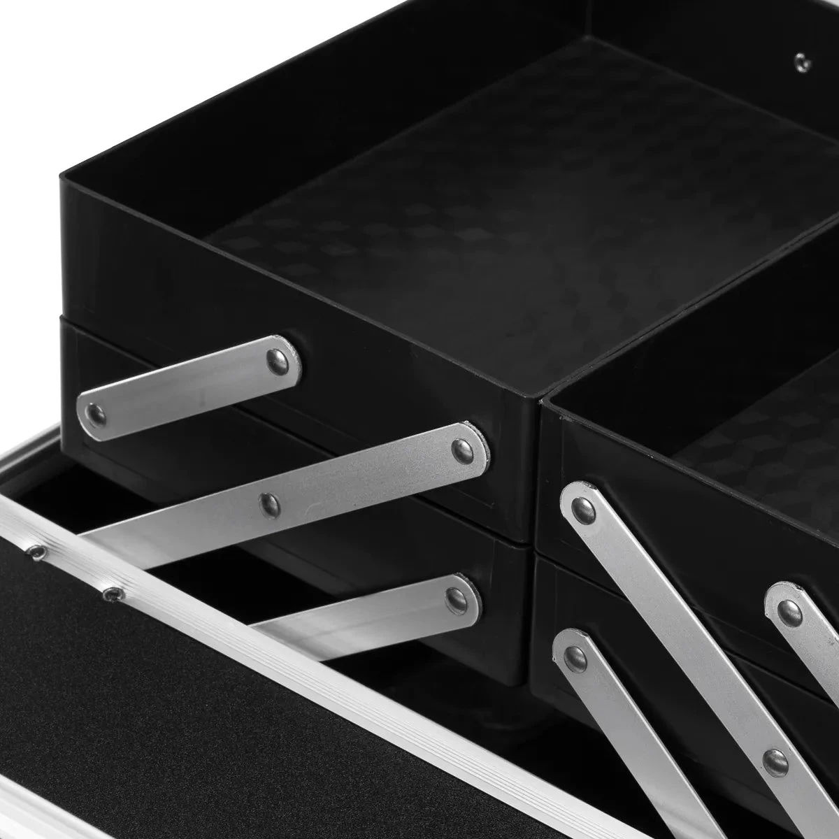 Professional Black Cosmetic Case 44 – Durable, Stylish Organizer For Mobile Stylists & Beauty Tools(Professional Black Cosmetic Case 44 Durable Stylish Organizer For Mobile Stylists Beauty Tools) 8 Professional Black Cosmetic Case 44 – Durable, Stylish Organizer For Mobile Stylists & Beauty Tools(Professional Black Cosmetic Case 44 Durable Stylish Organizer For Mobile Stylists Beauty Tools) - Image 6