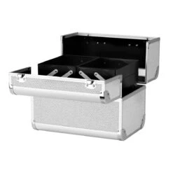 Professional Silver Cosmetic Case 44 – Durable, Stylish Organizer For Mobile Stylists & Beauty Tools(Professional Silver Cosmetic Case 44 Durable Stylish Organizer For Mobile Stylists Beauty Tools) -Roxie Cosmetics Shop 151885 03 2804