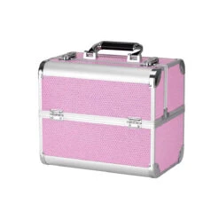 Professional Pink Cosmetic Case 44 – Durable, Stylish Organizer For Mobile Stylists & Beauty Tools(Professional Pink Cosmetic Case 44 Durable Stylish Organizer For Mobile Stylists Beauty Tools)