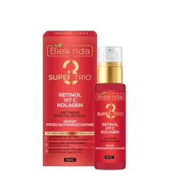 Bielenda SUPER TRIO Actively Revitalizing Anti-Wrinkle Night Serum(Bielenda Super Trio Actively Revitalizing Anti Wrinkle Night Serum)