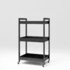 Manufakturo Beauty Trolley Assistant On Wheels Black(Manufakturo Beauty Trolley Assistant On Wheels Black)