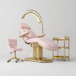 Manufakturo Étoile Light Pink The Complete Studio Set - Beauty Bed, Chair, Moonlight & Trolley(Manufakturo Etoile Light Pink The Complete Studio Set Beauty Bed Chair Moonlight Trolley)
