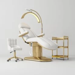 Manufakturo Étoile White The Complete Studio Set - Beauty Bed, Chair, Moonlight & Trolley(Manufakturo Etoile White The Complete Studio Set Beauty Bed Chair Moonlight Trolley)