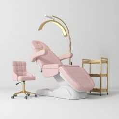 Manufakturo Grace Bare Blush The Complete Salon Set - Beauty Bed, Chair, Moonlight & Trolley(Manufakturo Grace Bare Blush The Complete Salon Set Beauty Bed Chair Moonlight Trolley)