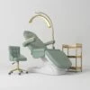 Manufakturo Grace Olive The Complete Salon Set - Beauty Bed, Chair, Moonlight & Trolley(Manufakturo Grace Olive The Complete Salon Set Beauty Bed Chair Moonlight Trolley)