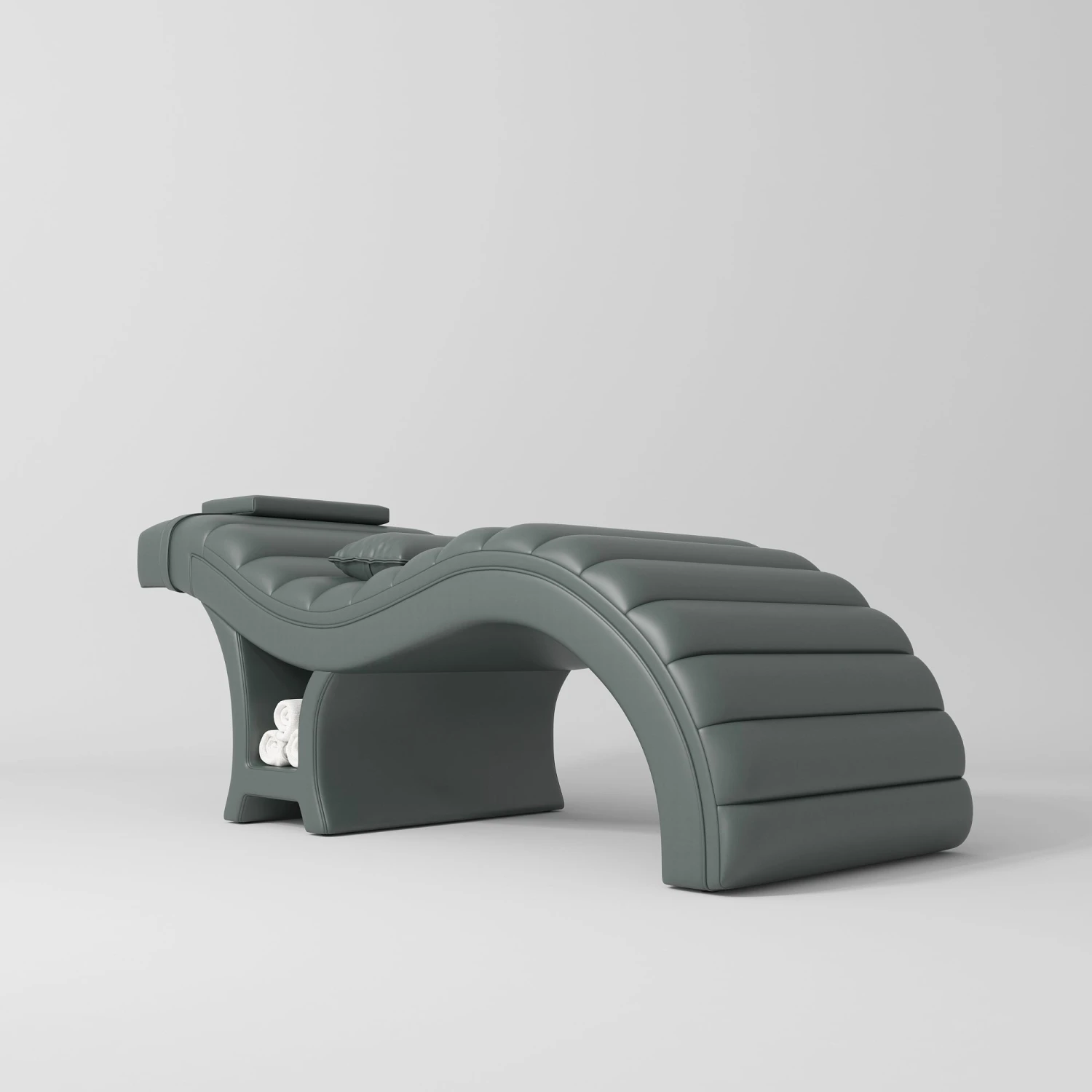 Manufakturo Luxe Eyelash Bed – Contoured Spa Couch With Towel Storage Navy(Manufakturo Luxe Eyelash Bed Contoured Spa Couch With Towel Storage Navy) 3 Manufakturo Luxe Eyelash Bed – Contoured Spa Couch With Towel Storage Navy(Manufakturo Luxe Eyelash Bed Contoured Spa Couch With Towel Storage Navy)