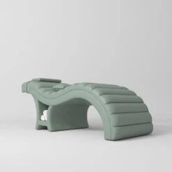 Manufakturo Luxe Eyelash Bed – Contoured Spa Couch With Towel Storage Olive(Manufakturo Luxe Eyelash Bed Contoured Spa Couch With Towel Storage Olive)