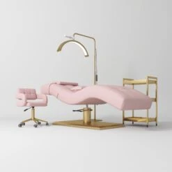Manufakturo Prestige Bare Blush The Complete Studio Set - Lash Bed, Chair, Moonlight & Trolley(Manufakturo Prestige Bare Blush The Complete Studio Set Lash Bed Chair Moonlight Trolley)