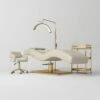 Manufakturo Prestige Light Brown The Complete Studio Set - Lash Bed, Chair, Moonlight & Trolley(Manufakturo Prestige Light Brown The Complete Studio Set Lash Bed Chair Moonlight Trolley) -Roxie Cosmetics Shop Manufakturo Prestige Light Brown The Complete Studio Set Lash Bed Chair Moonlight Trolley