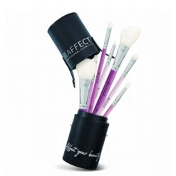 Affect Makeup Brush Set With Tube KM00T(Affect Makeup Brush Set With Tube Km00t) 8 Affect Makeup Brush Set With Tube KM00T(Affect Makeup Brush Set With Tube Km00t) -Roxie Cosmetics Shop affect cosmetics makeup brush brushes with black tube set roxie cosmetics
