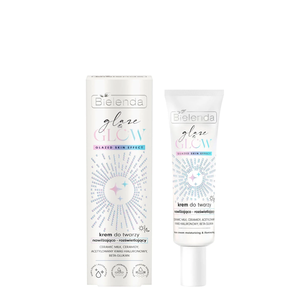 Bielenda Glaze & Glow Moisturizing Brightening Face Cream Glazed Skin Effect(Bielenda Glaze Glow Moisturizing Brightening Face Cream Glazed Skin Effect) 5 Bielenda Glaze & Glow Moisturizing Brightening Face Cream Glazed Skin Effect(Bielenda Glaze Glow Moisturizing Brightening Face Cream Glazed Skin Effect) - Image 3