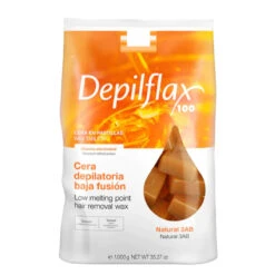 Depilflax Hard Wax Stripless For Depilation 1 Kg Natural(Depilflax Hard Wax Stripless For Depilation 1 Kg Natural)