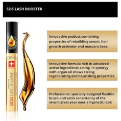 Eveline Multifunctional Eyelash Serum 5in1 Lash Booster(Eveline Multifunctional Eyelash Serum 5in1) -Roxie Cosmetics Shop eveline argan oil eyelash conditioner 5in1 lash booster