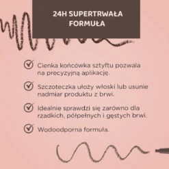 Eveline Brow & Go Eyebrow Pomade Pencil(Eveline Brow Go Eyebrow Pomade Pencil) -Roxie Cosmetics Shop eveline cosmetics brow go eyebrow makeup pomade pencil info roxie cosmetics