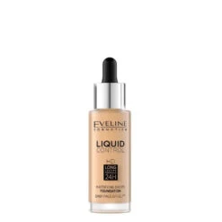 Eveline Liquid Control HD Foundation(Eveline Liquid Control Hd Foundation) -Roxie Cosmetics Shop eveline cosmetics liquid control foundation 16 vanilla beige