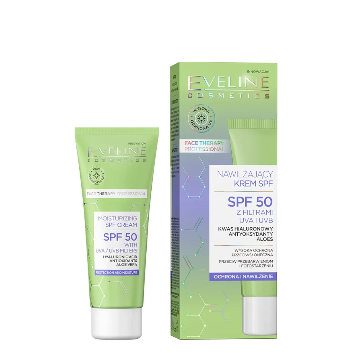 Eveline Moisturizing Face Cream SPF50(Eveline Moisturizing Face Cream Spf50) 3 Eveline Moisturizing Face Cream SPF50(Eveline Moisturizing Face Cream Spf50)