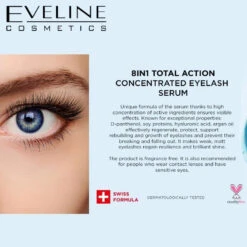 Eveline Total Action Concentrated Eyelash Serum 8in1(Eveline Total Action Concentrated Eyelash Serum 8in1) 8 Eveline Total Action Concentrated Eyelash Serum 8in1(Eveline Total Action Concentrated Eyelash Serum 8in1) -Roxie Cosmetics Shop eveline cosmetics total action eyelash serum 8in1 vegan
