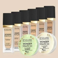 Eveline Wonder Match Foundation Satin Finish(Eveline Wonder Match Foundation Satin Finish) -Roxie Cosmetics Shop eveline cosmetics wonder match foundation vegan