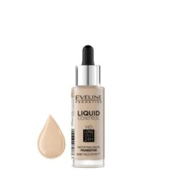Eveline Liquid Control HD Foundation(Eveline Liquid Control Hd Foundation) -Roxie Cosmetics Shop eveline liquid control foundation 015