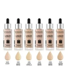 Eveline Liquid Control HD Foundation(Eveline Liquid Control Hd Foundation) -Roxie Cosmetics Shop eveline liquid control foundation all shades