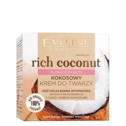 Eveline Rich Coconut Ultra Nourishing Face Cream(Eveline Rich Coconut Ultra Nourishing Face Cream) -Roxie Cosmetics Shop eveline rich coconut ultra mourishing face cream 50ml