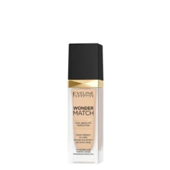 Eveline Wonder Match Foundation Satin Finish(Eveline Wonder Match Foundation Satin Finish) -Roxie Cosmetics Shop eveline wonder match foundation 11 almond roxie cosmetics