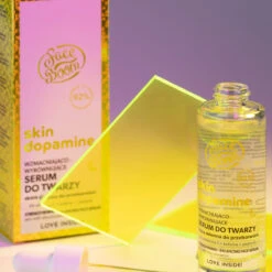 Face Boom Skin Dopamine Balancing Serum With 4% Vitamin C & Peptides(Face Boom Skin Dopamine Balancing Serum With 4 Vitamin C Peptides) -Roxie Cosmetics Shop face boom skin dopamine balancing serum vitamin c caffeine peptides bottle roxie cosmetics