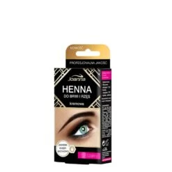 Joanna Henna Cream Eyebrow & Eyelash Tint(Joanna Henna Cream Eyebrow Eyelash Tint) -Roxie Cosmetics Shop joanna creamy henna black eyebrow wywlash 3.0