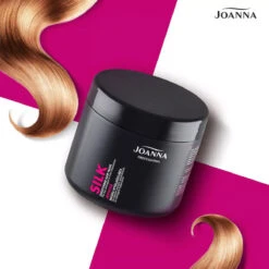 Joanna Professional Silk Smoothing Hair Mask For Dry & Damaged Hair(Joanna Professional Smoothing Hair Mask With Silk For Dry Damaged Hair) -Roxie Cosmetics Shop joanna professional silk smoothing hair mask for dry damaged dyed hair 500ml shown
