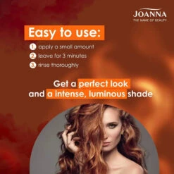 Joanna Ultra Color Copper Colouring Conditioner(Joanna Ultra Color Copper Colouring Conditioner) -Roxie Cosmetics Shop joanna ultra color codnitioner for cooper ginger hair 100g