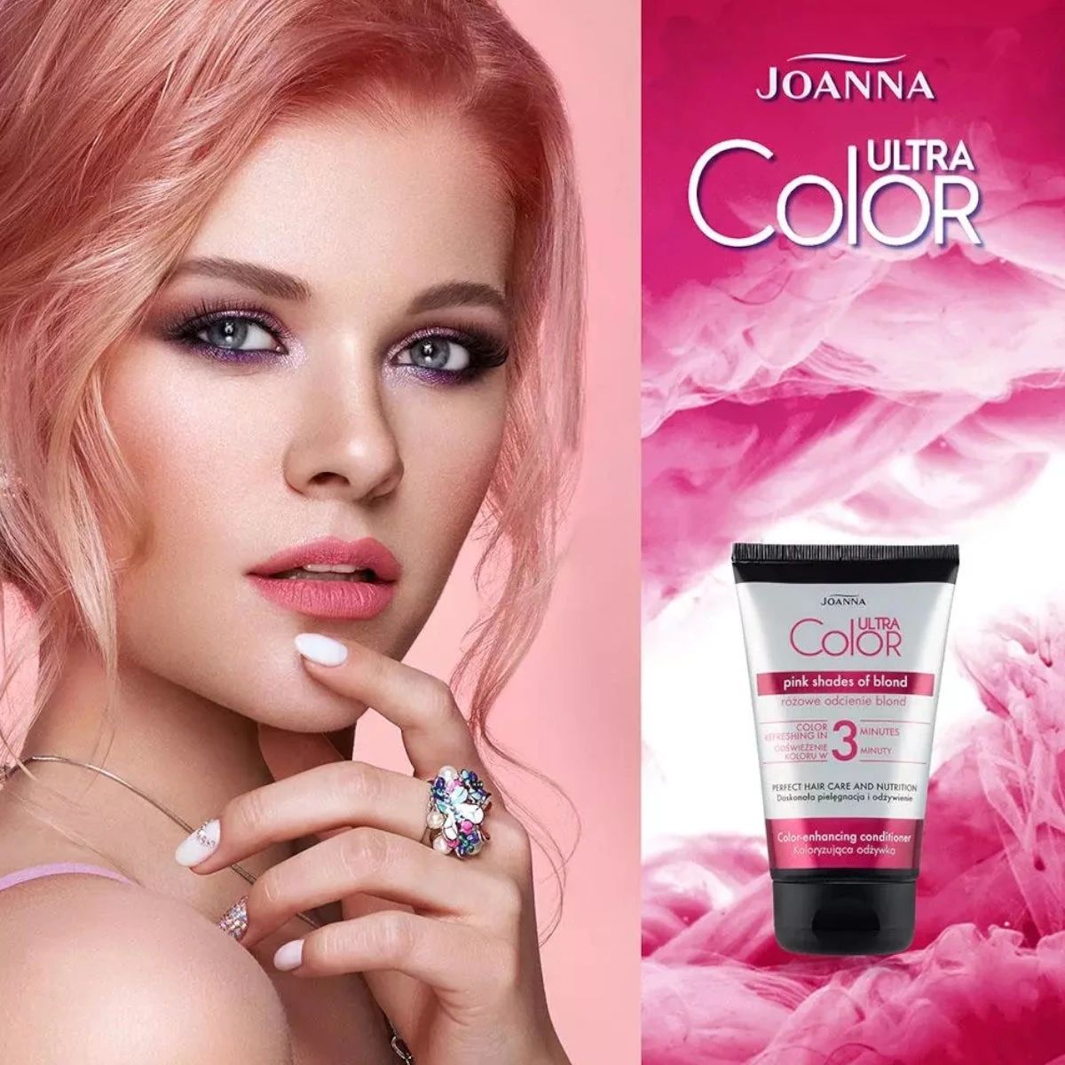 Joanna Ultra Color Pink Colouring Conditioner(Joanna Ultra Color Pink Colouring Conditioner) 4 Joanna Ultra Color Pink Colouring Conditioner(Joanna Ultra Color Pink Colouring Conditioner) - Image 2