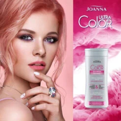 Joanna Ultra Color Pink Hair Shampoo Eliminate Yellow Shade(Joanna Ultra Color Pink Hair Shampoo Eliminate Shade Yellow Shade) -Roxie Cosmetics Shop joanna ultra color shampoo pink shades of blonde 200ml shown