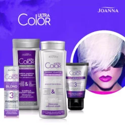 Joanna Ultra Color Silver Conditioner Eliminate Yellow Shade(Joanna Ultra Color Silver Conditioner Eliminate Yellow Shade) -Roxie Cosmetics Shop joanna ultra silver hair conditioner blond gray hair line