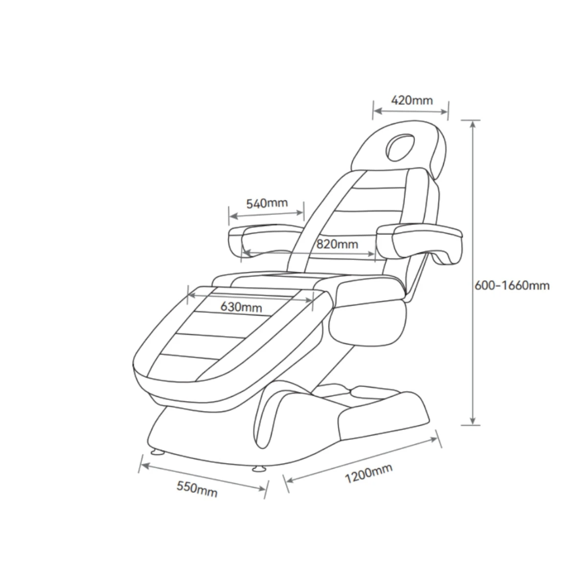 Manufakturo Grace Electric Beauty Bed - 3 Motors Olive(Manufakturo Grace Electric Beauty Bed 3 Motors Olive) 12 Manufakturo Grace Electric Beauty Bed - 3 Motors Olive(Manufakturo Grace Electric Beauty Bed 3 Motors Olive) - Image 10