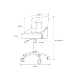Manufakturo Noblesse Beauty Chair - 360-Degree Rotation Light Brown(Manufakturo Noblesse Beauty Chair 360 Degree Rotation Light Brown) -Roxie Cosmetics Shop manufakturo beauty chair stool nobles roxie cosmetics 5