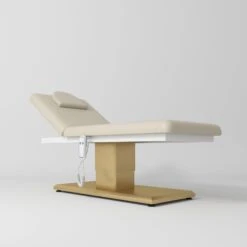 Manufakturo Chérie Premium Electric Massage Bed - Light Brown(Manufakturo Cherie Premium Electric Massage Bed Light Brown)