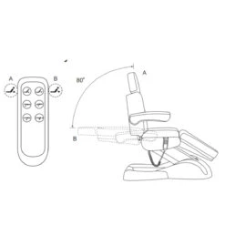 Manufakturo Grace Electric Beauty Bed - 3 Motors Light Brown(Manufakturo Grace Electric Beauty Bed 3 Motors Light Brown) -Roxie Cosmetics Shop manufakturo electric lash beauty bed grace dimensions roxie cosmetics 3