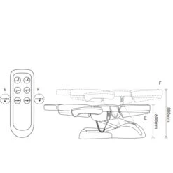 Manufakturo Grace White The Complete Salon Set - Beauty Bed, Chair, Moonlight & Trolley(Manufakturo Grace White The Complete Salon Set Beauty Bed Chair Moonlight Trolley) -Roxie Cosmetics Shop manufakturo lash beauty bed grace dimensions high roxie cosmetics 7