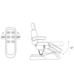 Manufakturo Grace White The Complete Salon Set - Beauty Bed, Chair, Moonlight & Trolley(Manufakturo Grace White The Complete Salon Set Beauty Bed Chair Moonlight Trolley) -Roxie Cosmetics Shop manufakturo lash beauty bed grace dimensions roxie cosmetics 7