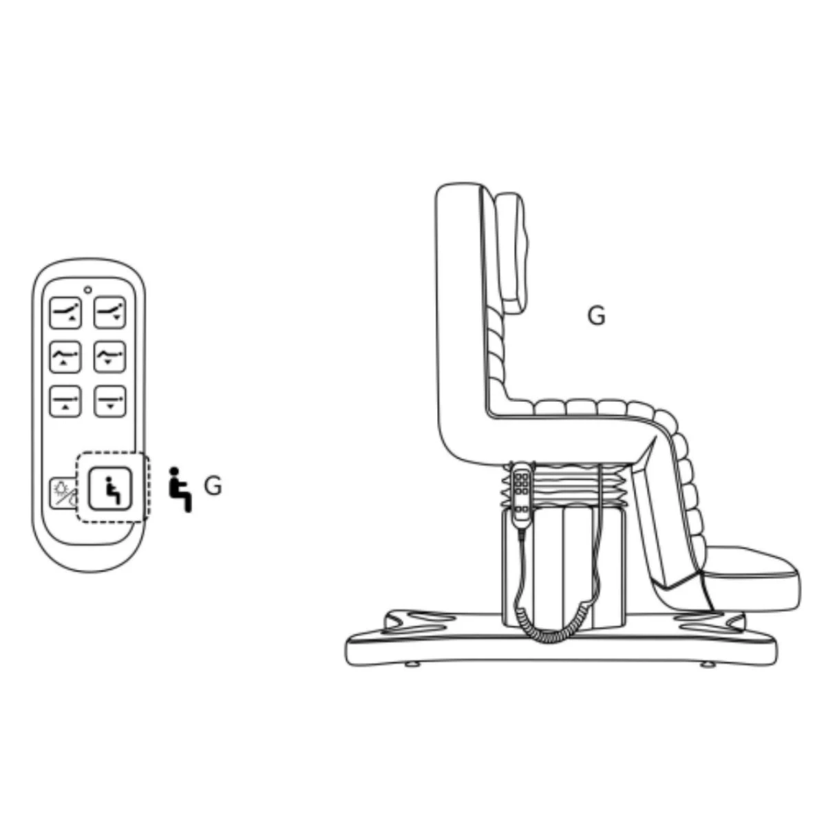 Manufakturo Grandeur Electric Lash Beauty Bed - 3 Motors Bare Blush(Manufakturo Grandeur Electric Lash Beauty Bed 3 Motors Bare Blush) 7 Manufakturo Grandeur Electric Lash Beauty Bed - 3 Motors Bare Blush(Manufakturo Grandeur Electric Lash Beauty Bed 3 Motors Bare Blush) - Image 5