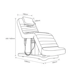 Manufakturo Grandeur Electric Lash Beauty Bed - 3 Motors Black(Manufakturo Grandeur Electric Lash Beauty Bed 3 Motors Black) -Roxie Cosmetics Shop manufakturo lash beauty bed grandeur roxie cosmetics 4